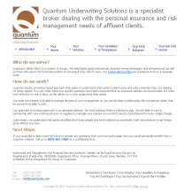 Quantum Underwriting Solutions